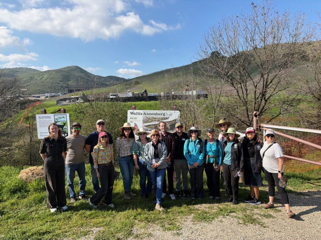 Group of advocates visit the Annenberg Wildlife Crossing