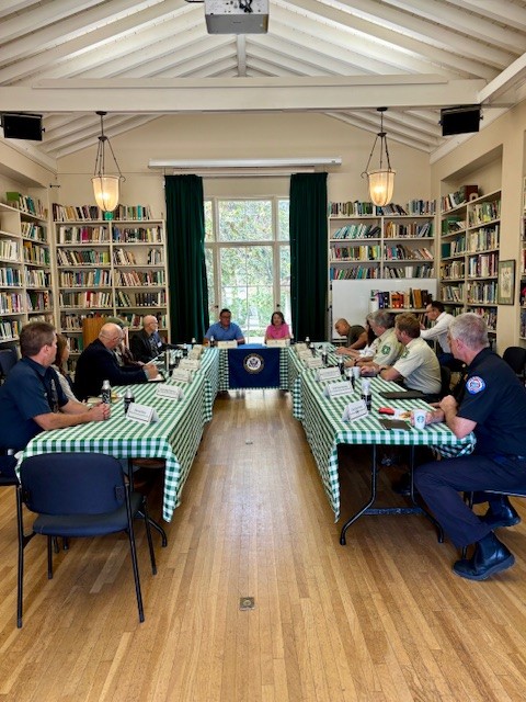 Salud Carbajal at SB Botanic Garden at Firewise forum